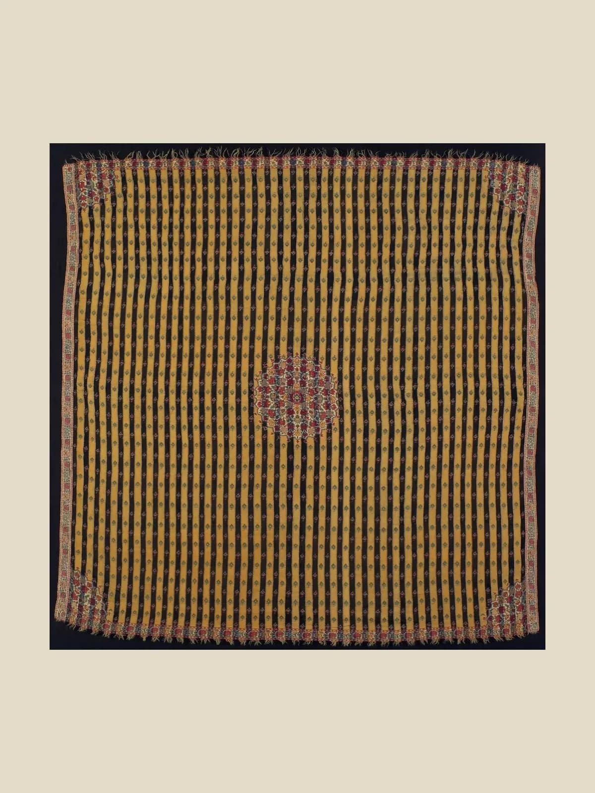 Chand-Dar Moon Shawl — Ochre